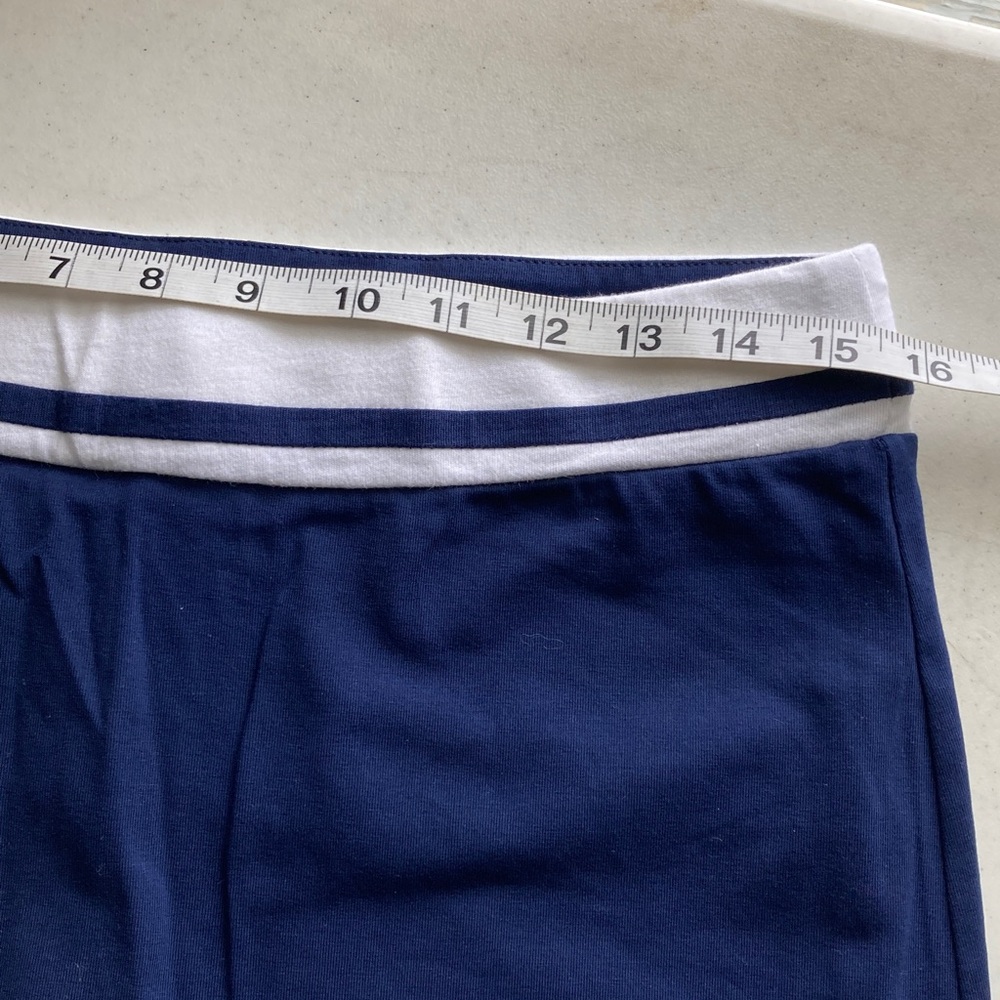 Lauren Ralph Lauren Navy Blue Skort with White Stripes - Picture 6 of 7